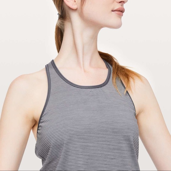 Lululemon Ruche Of Adrenaline Tank Gray Size 4 - Picture 3 of 14